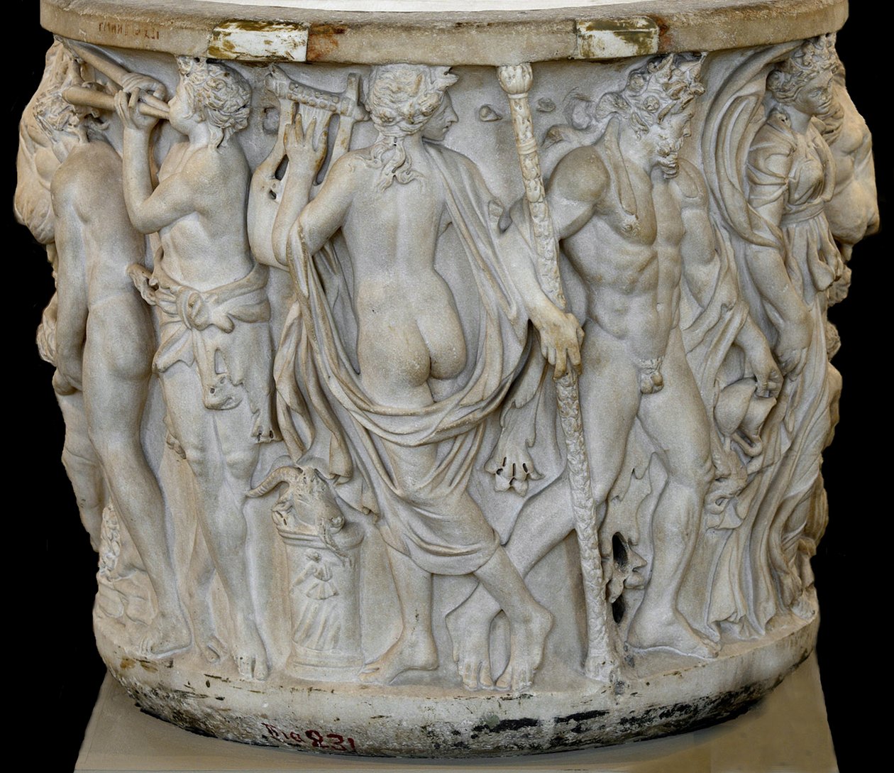 Sarcófago Lenos con escenas dionisíacas de Roman Roman