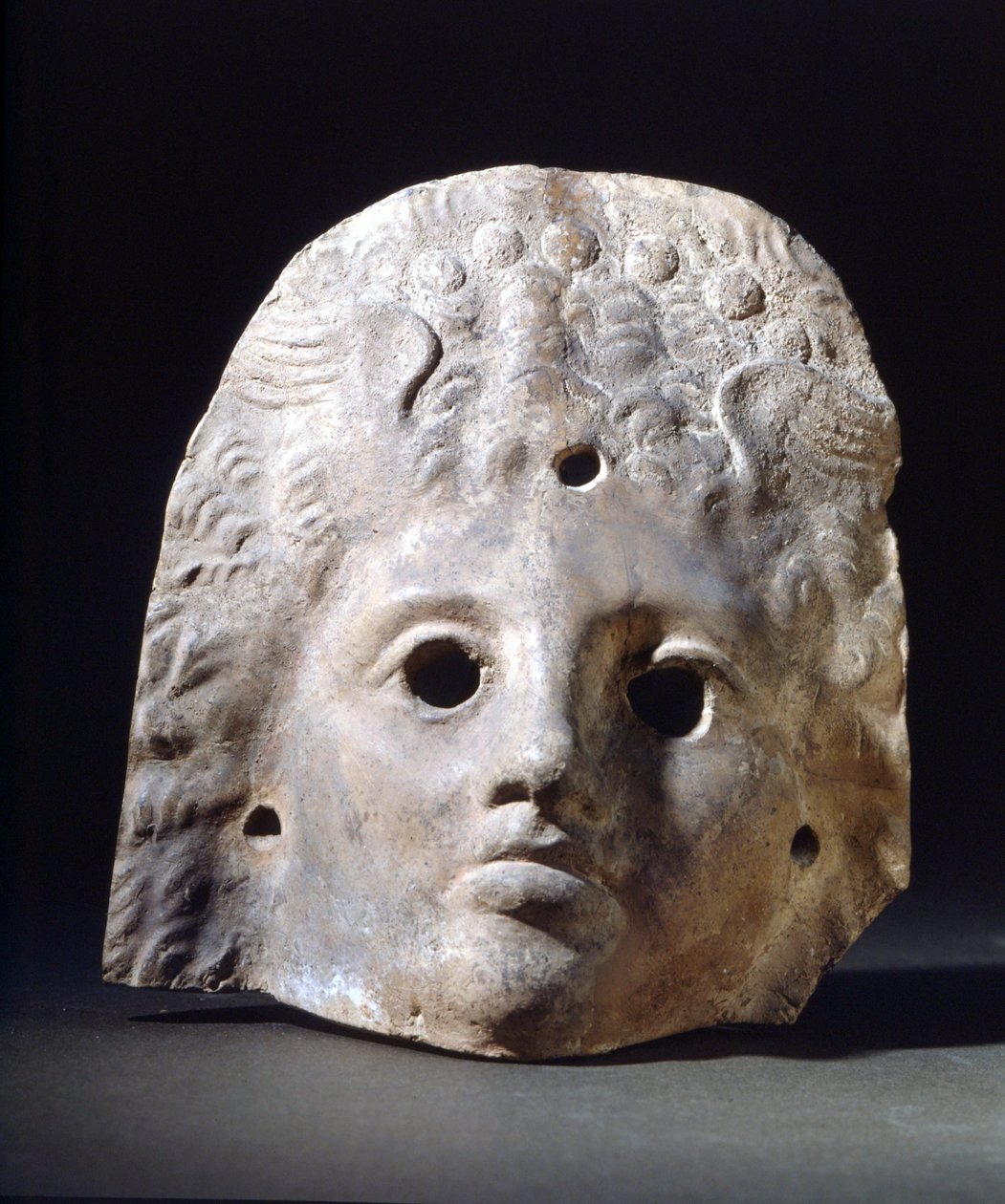 Máscara para tragedias en la era romana de Roman Roman