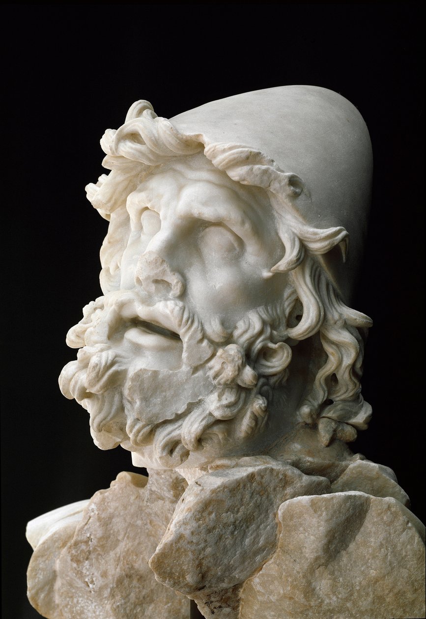 Polifemo ciego: Cabeza de Ulises de Roman Roman