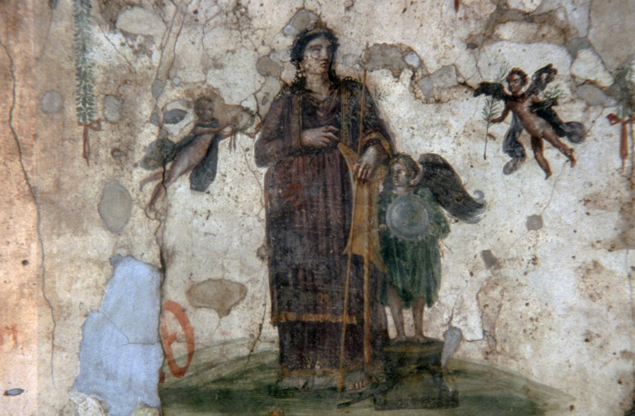 Venus Pompeiana, fresco de la Teberna de los Cuatro Dioses, Via dell