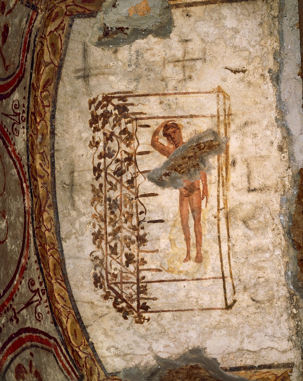 Juventud, enrejado y vides, siglo III-V d.C. de Roman Roman