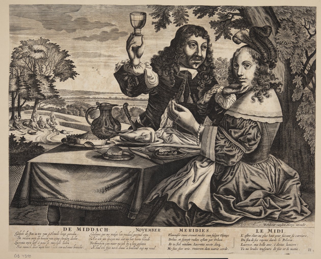 Mediodía (De middach - Meredies - Le midi) de Rombout Van den Hoeye