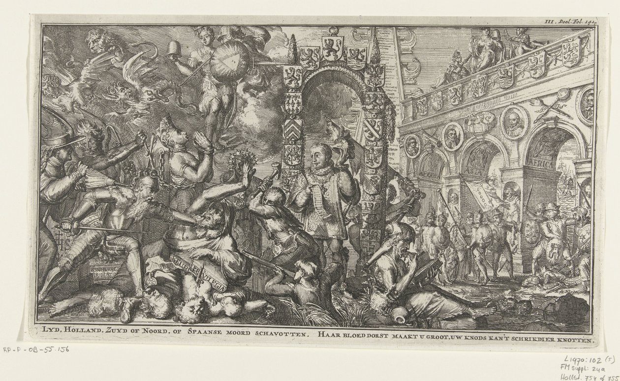 Alegoría de la Guerra de los Ochenta Años de Romeyn de Hooghe