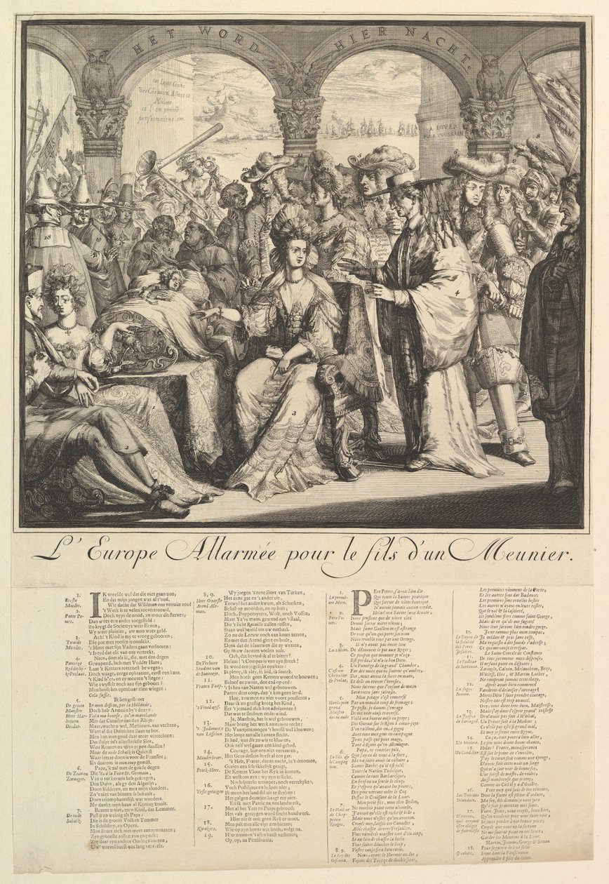 Europa alarmada, s.f. de Romeyn de Hooghe