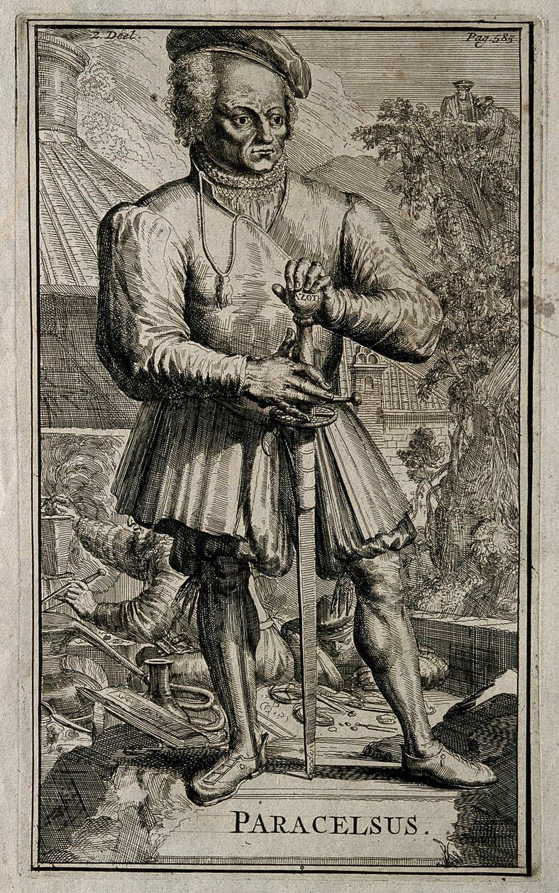 Philippus Theophrastus Aureolus Bombastus von Hohenheim Paracelsus de Romeyn de Hooghe