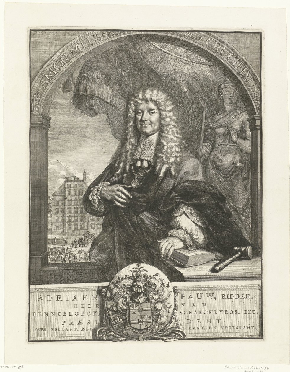 Retrato de Adriaen Pauw de Romeyn de Hooghe