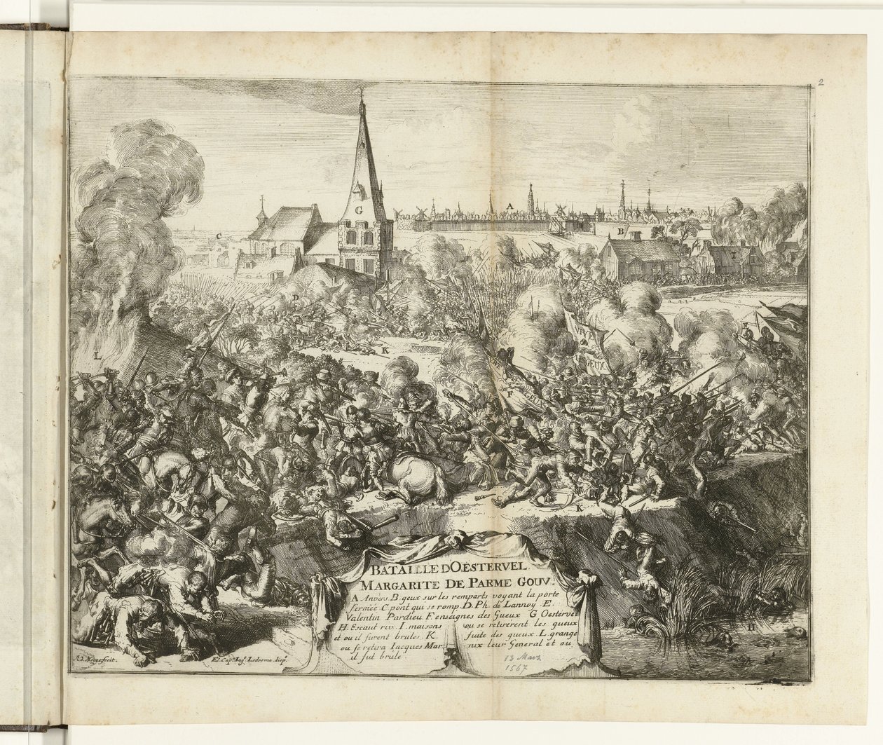 Batalla de Oosterweel, 1567 Bataille d