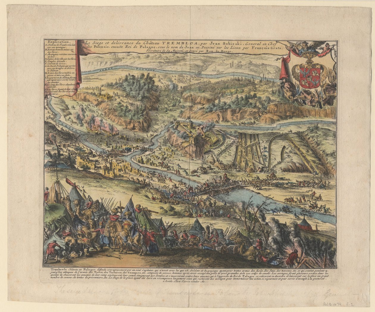 El asedio de Trembowla en 1675, 1690 de Romeyn de Hooghe