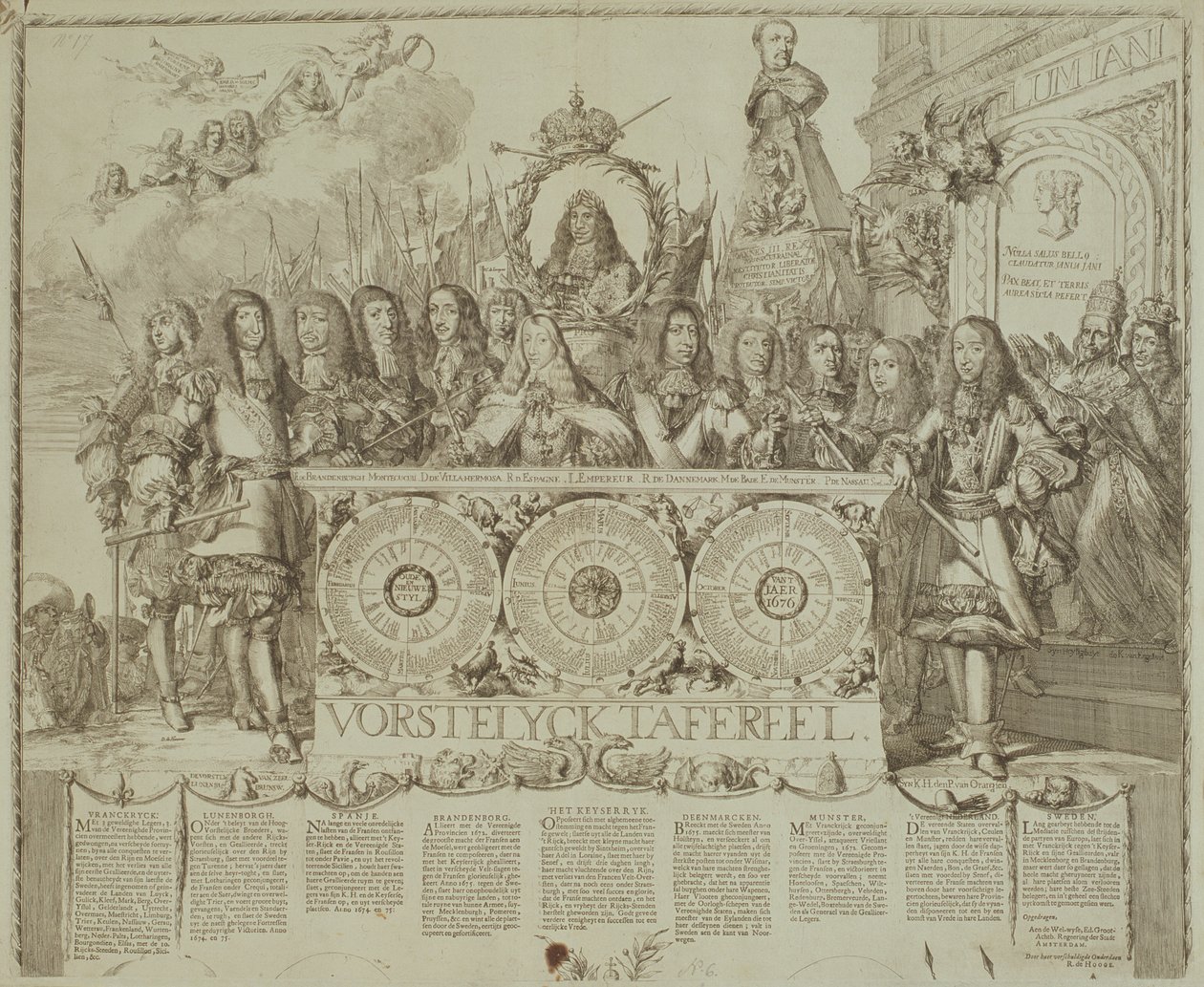 Vorstelyck Tafereel, c.1676 de Romeyn de Hooghe