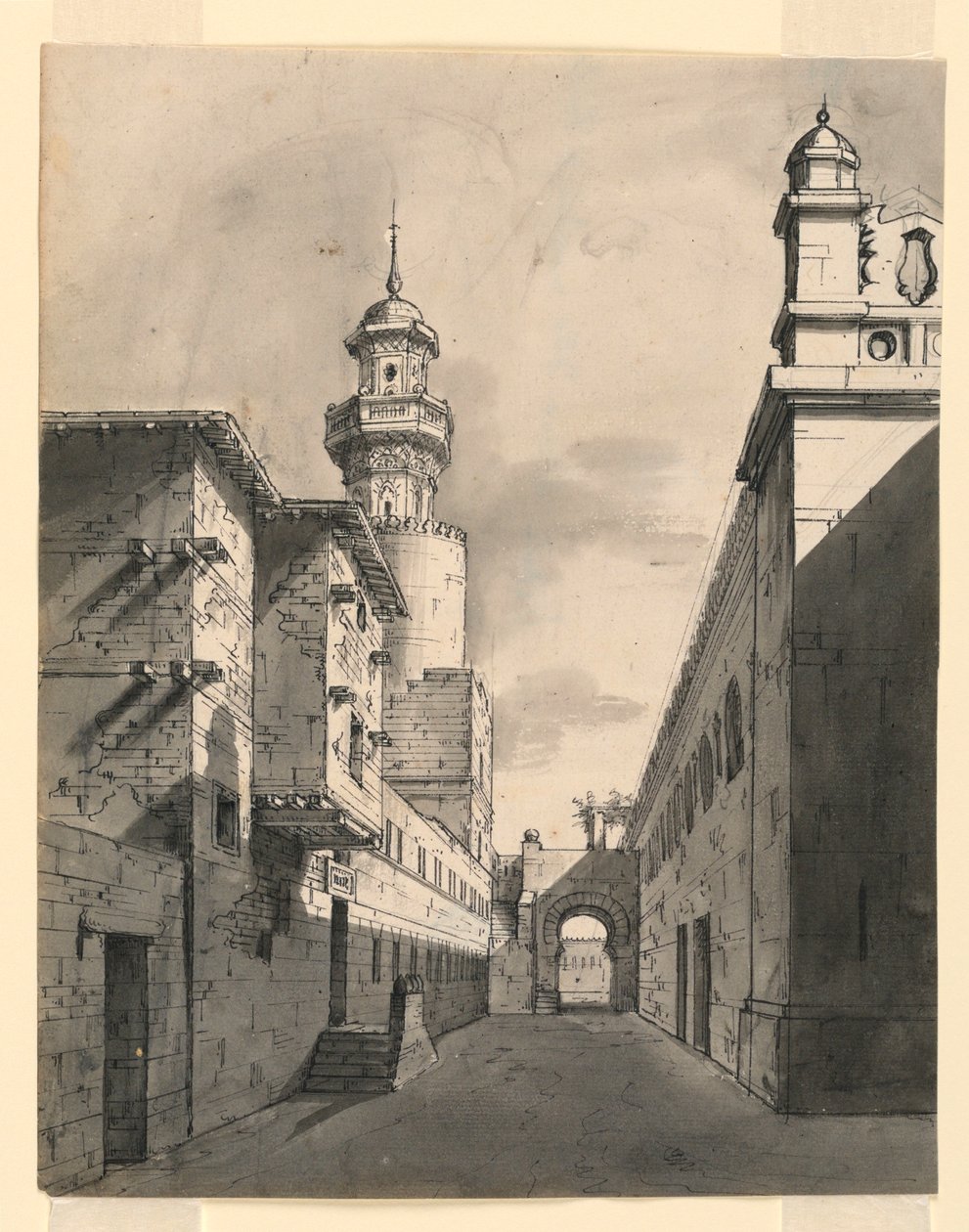 Diseño de escenario, calle oriental de Romolo Achille Liverani