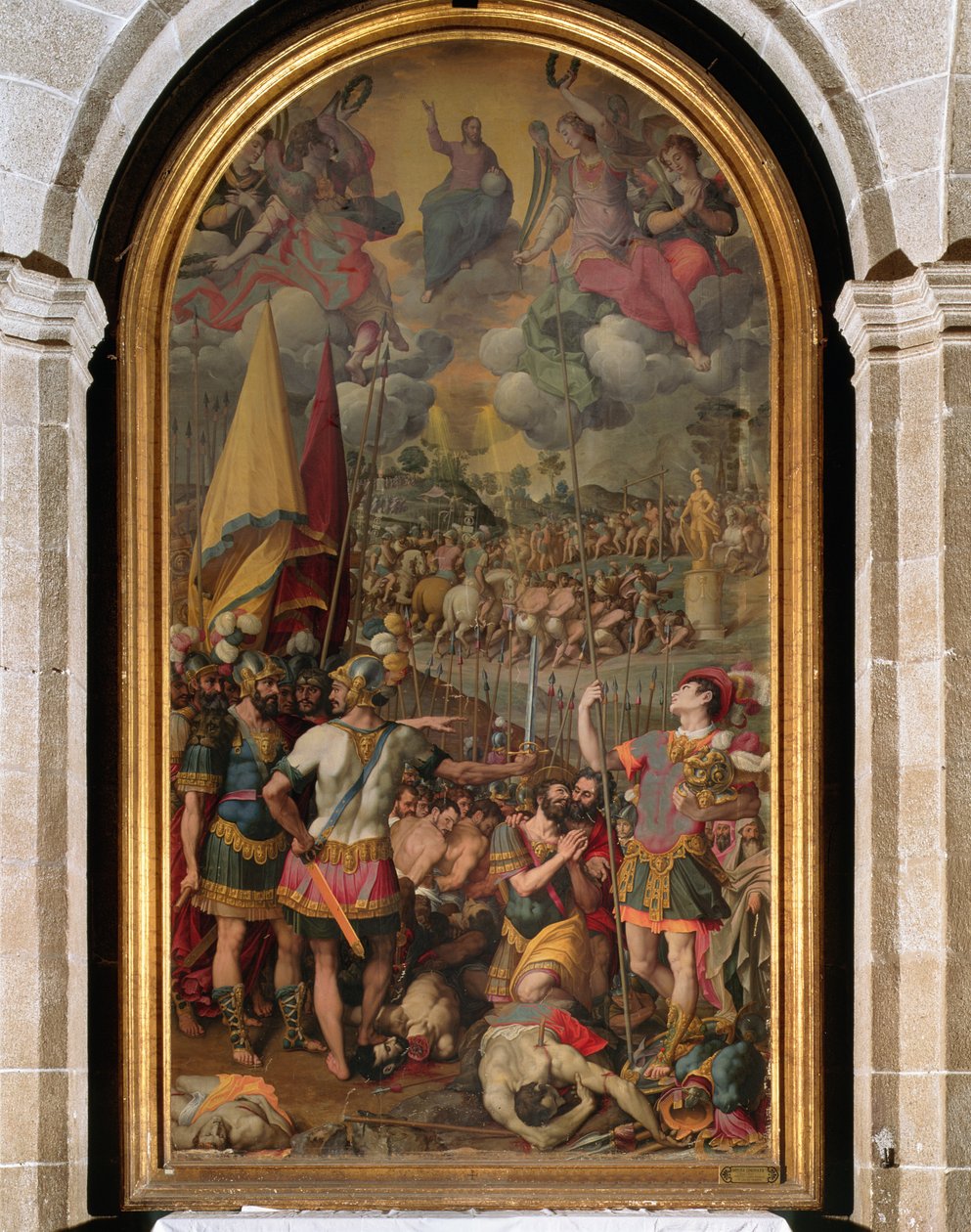 El martirio de San Mauricio de Romulo Cincinnato