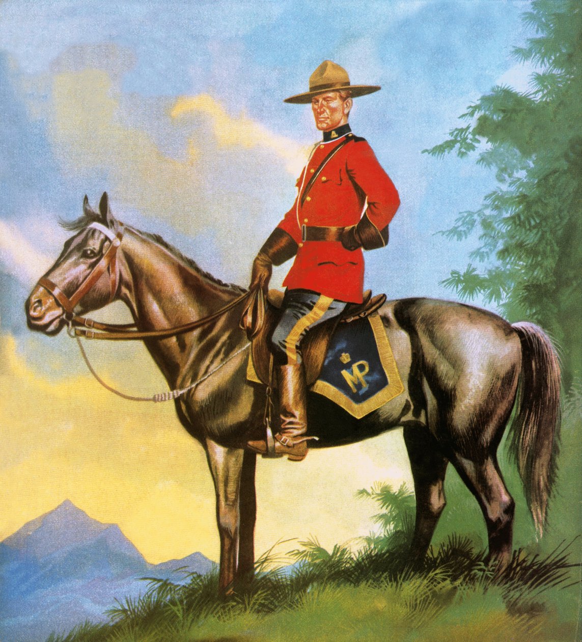 Montaña canadiense de Ron Embleton