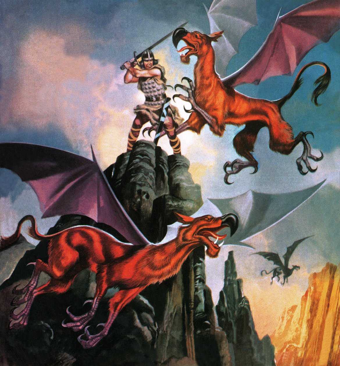 Hagen y los Griffin de Ron Embleton