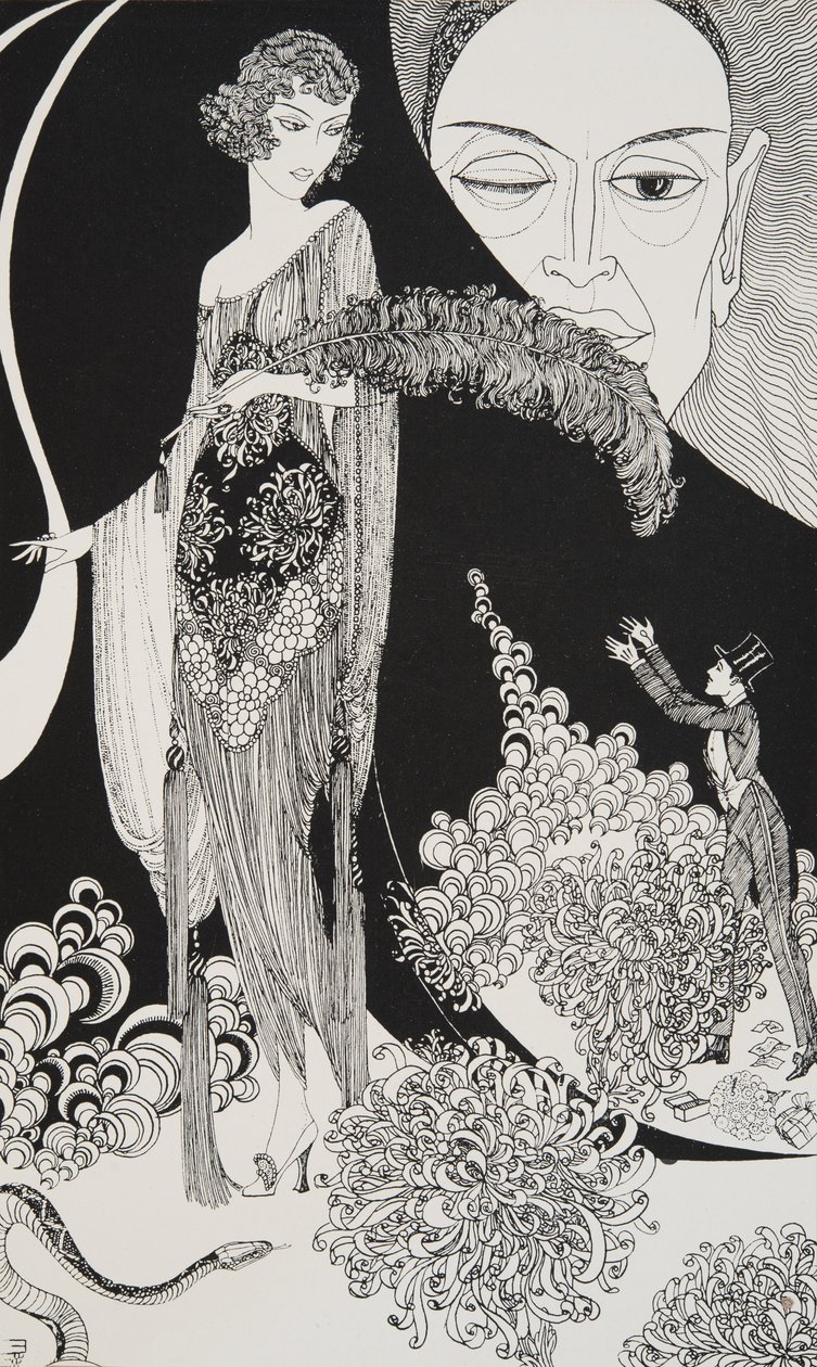 Ilustración del Rubáiyát de Omar Khayyam, 1920 de Ronald Balfour