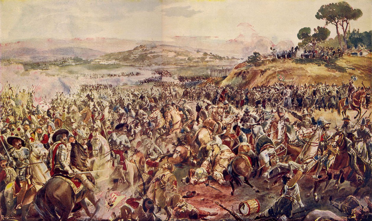 Batalla de Montes Claros de Roque Gameiro