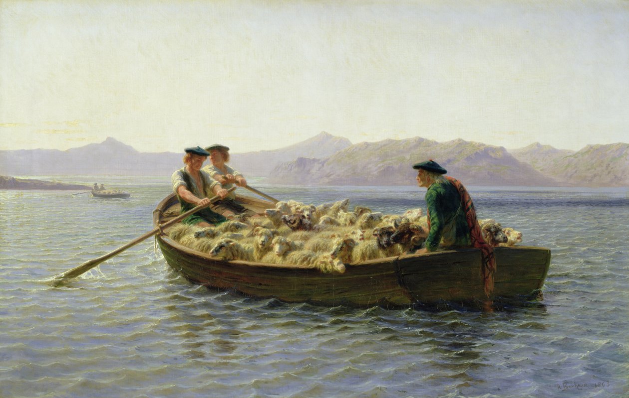 Bote de remos, 1863 de Rosa Bonheur