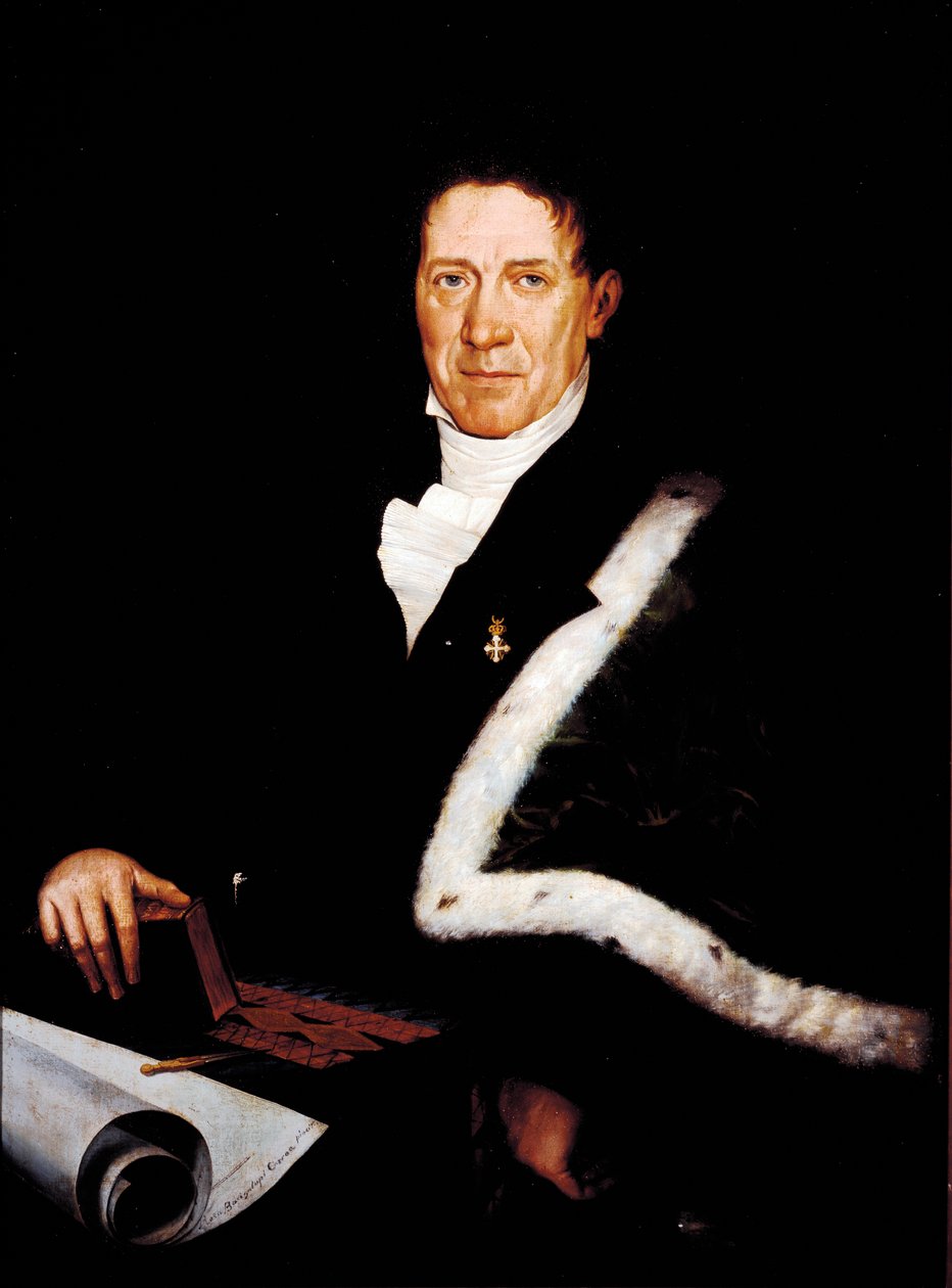 Retrato del arquitecto Carlo Barabino (1768-1835) de Rosa Bacigalupo Carrea