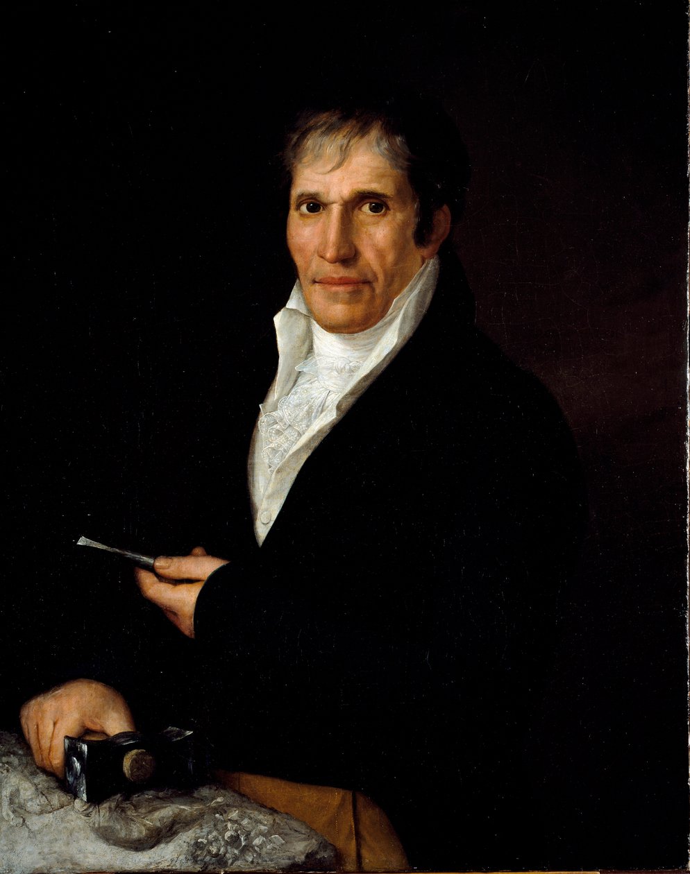 Retrato del escultor Bartolomeo Carrera Pintura de Rosa Bacigalupo Carrera (siglo XIX) Génova, Accademia Ligustica di Belle Arti de Rosa Bacigalupo Carrea
