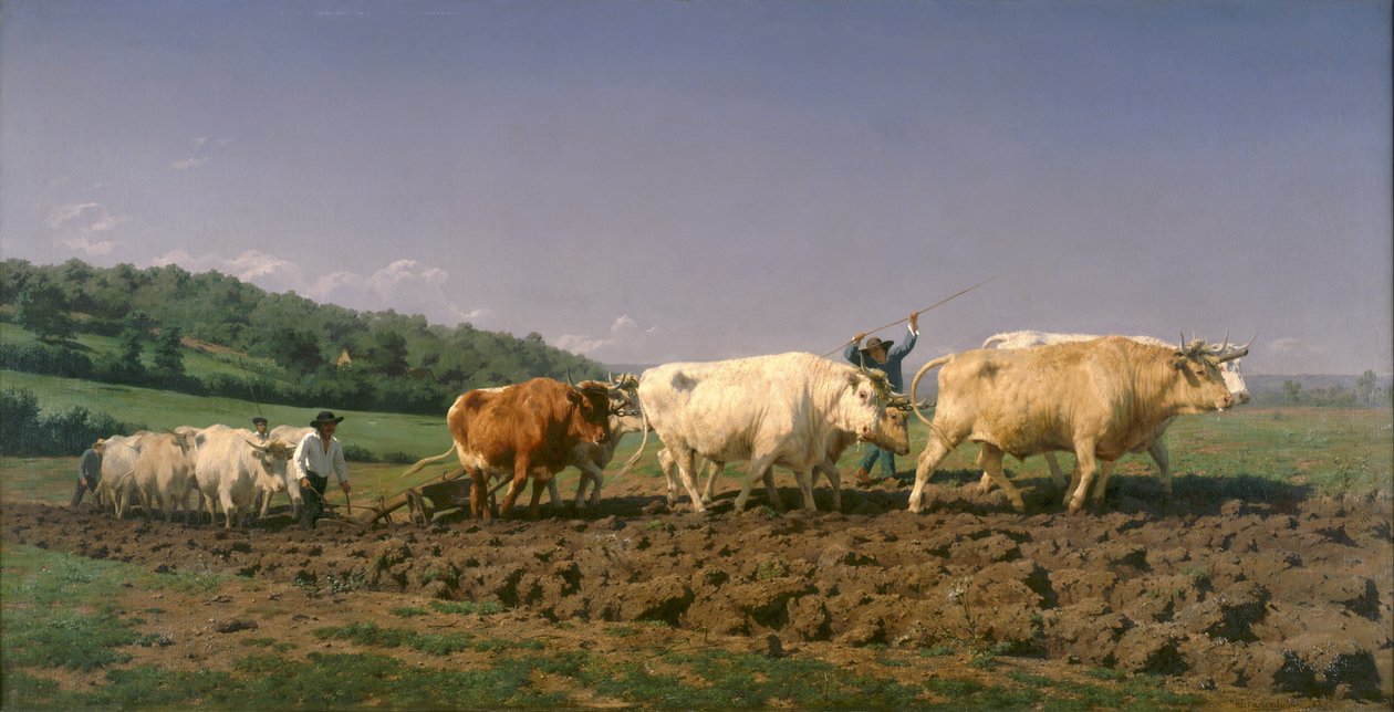 Arado en Nivernais de Rosa Bonheur