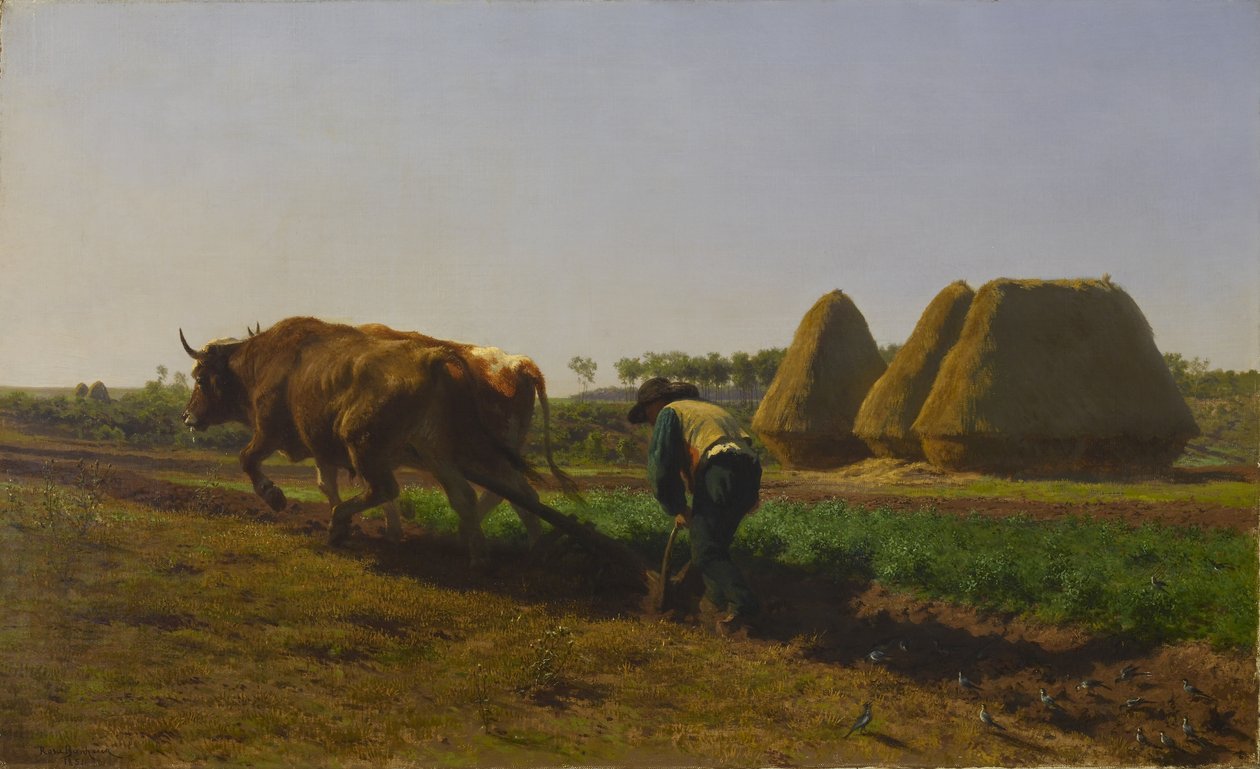 Escena de arado de Rosa Bonheur