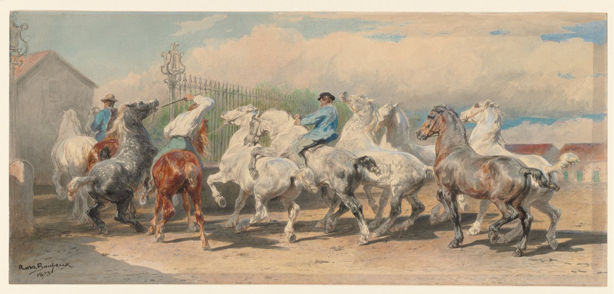 Regreso de la feria del caballo de Rosa Bonheur