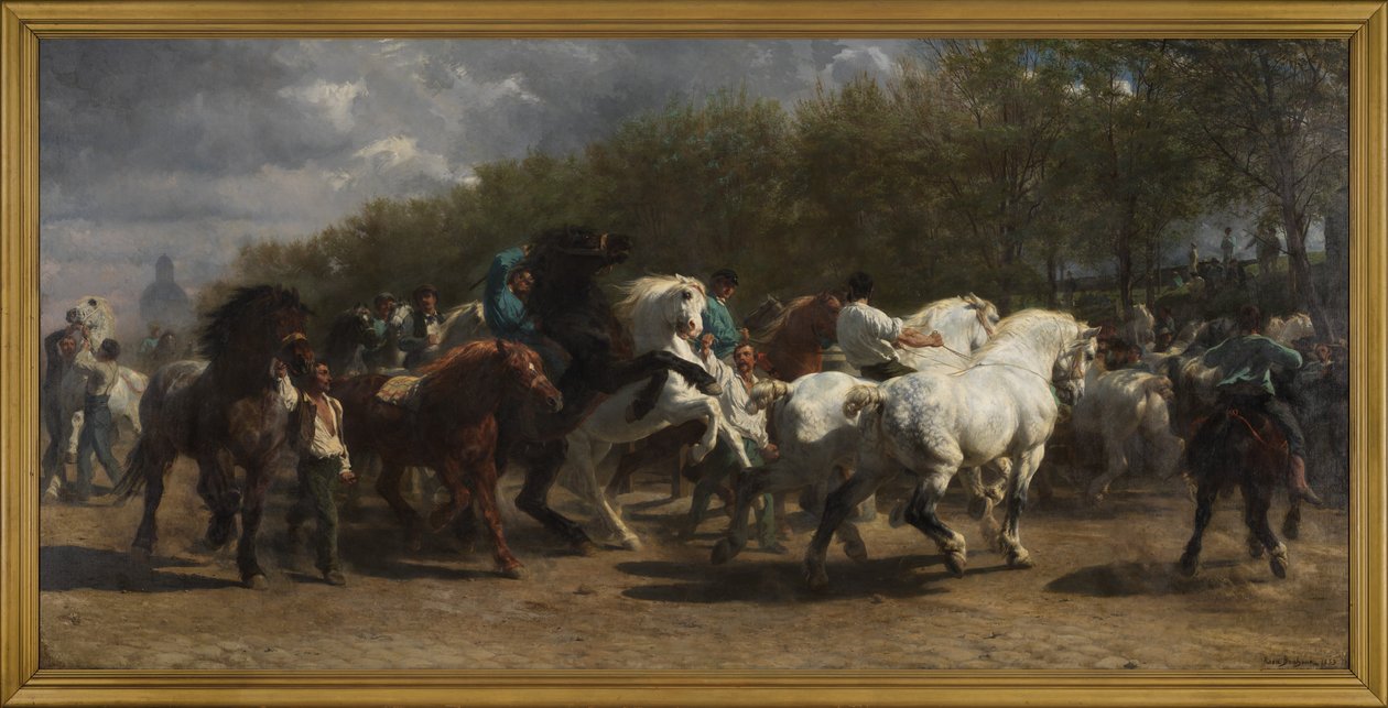 La feria de caballos de Rosa Bonheur