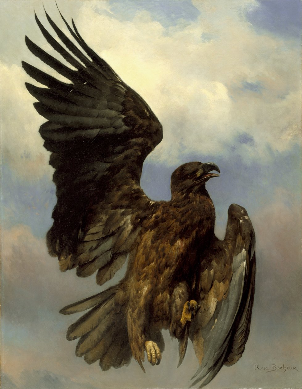 El águila herida de Rosa Bonheur