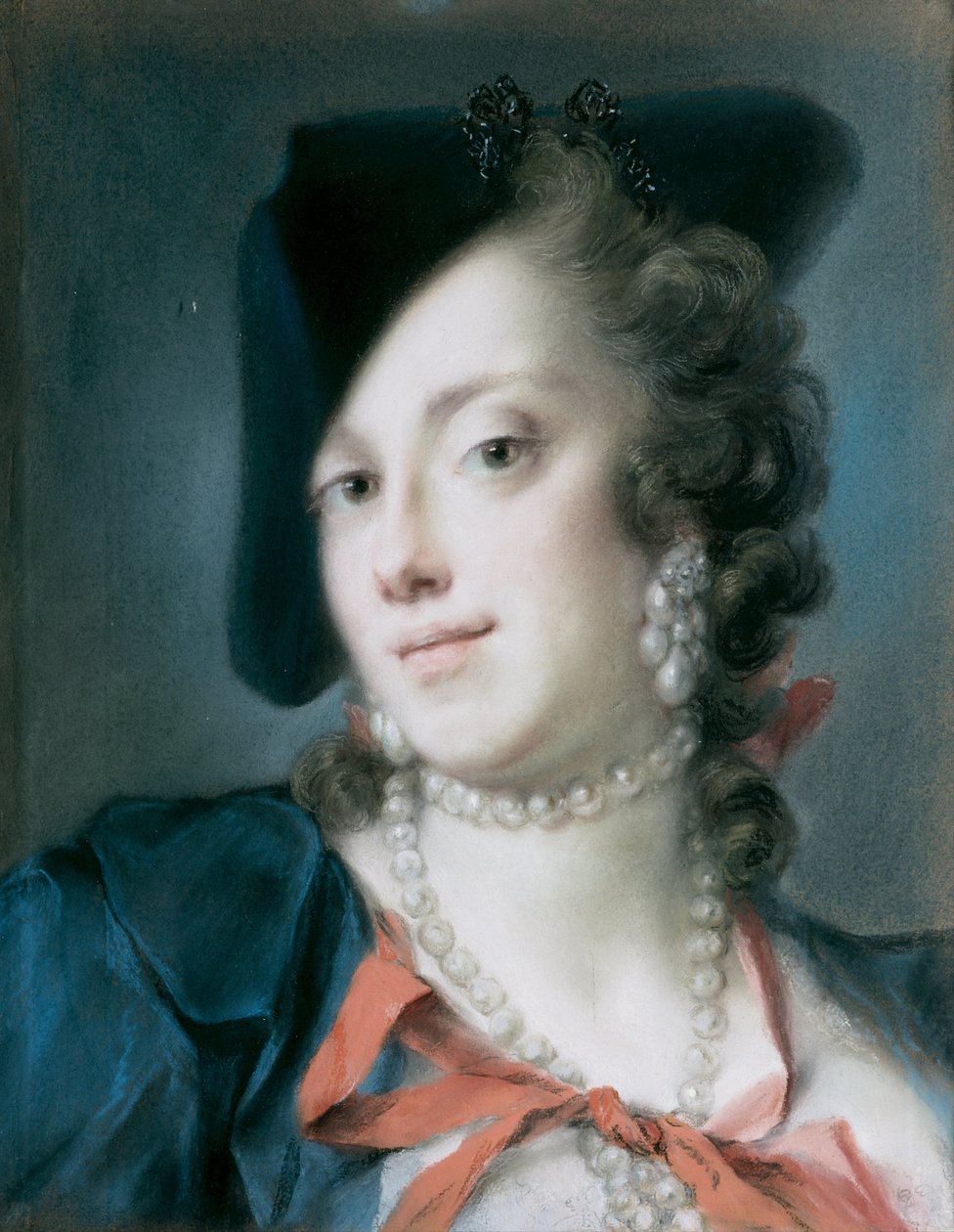 Una dama veneciana de la Casa de Barbarigo Caterina Sagredo Barbarigo, ca 1735-1739 de Rosalba Giovanna Carriera