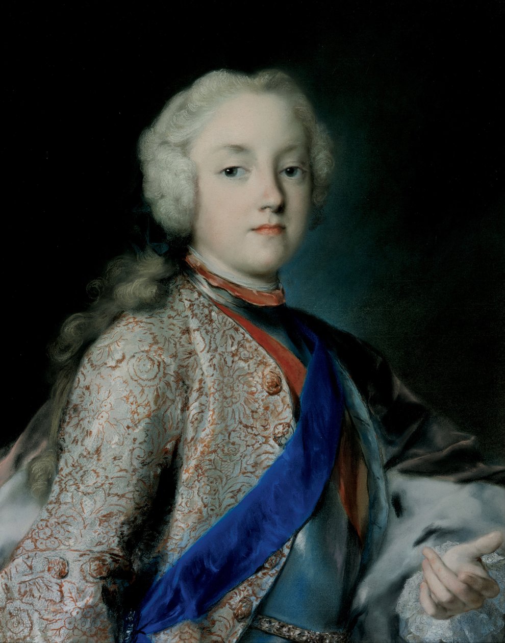 Príncipe heredero Federico Cristián de Sajonia 1722-1763, 1739-1740 de Rosalba Giovanna Carriera