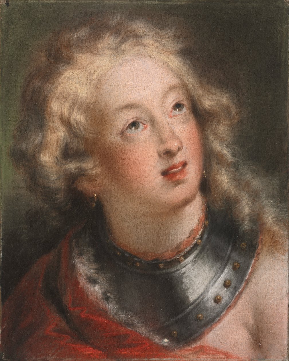 Cabeza de una mujer, primera mitad del siglo XVIII de Rosalba Giovanna Carriera