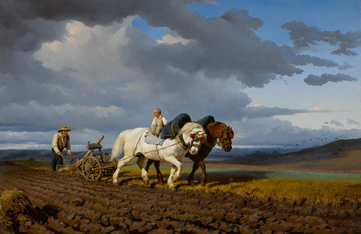 El arado, 1844 de Rosa Bonheur