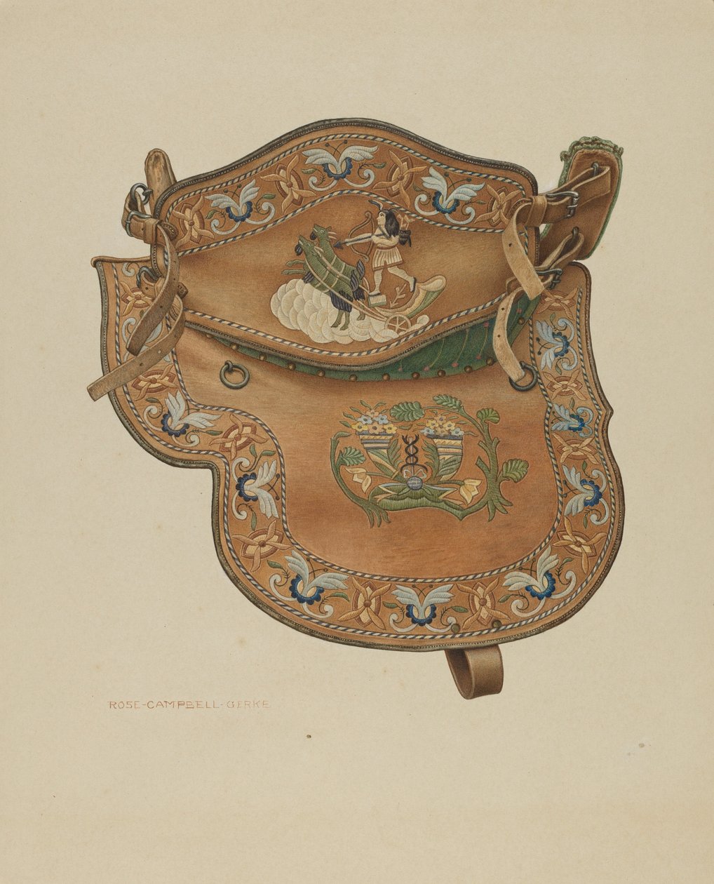 Silla de montar de Rose Campbell Gerke