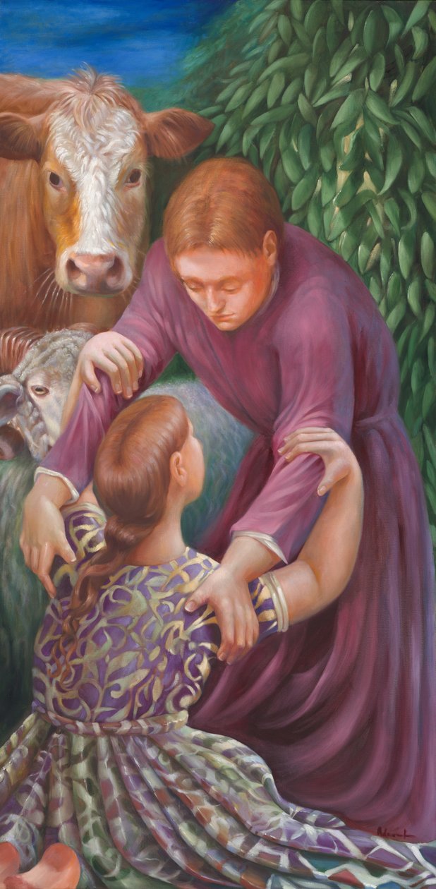 Mercy, 2015 (óleo sobre lienzo) de Rosemarie Adcock