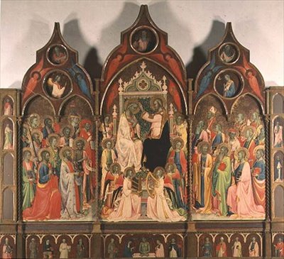 La coronación de la Virgen de Rossello di Jacopo Franchi