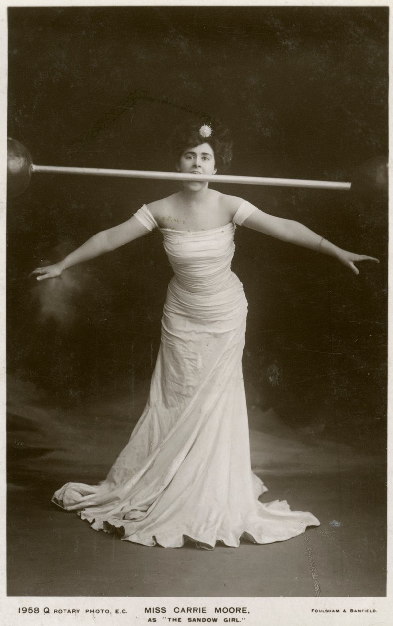 Carrie Moore, actriz australiana, c1900s de Rotary Photo