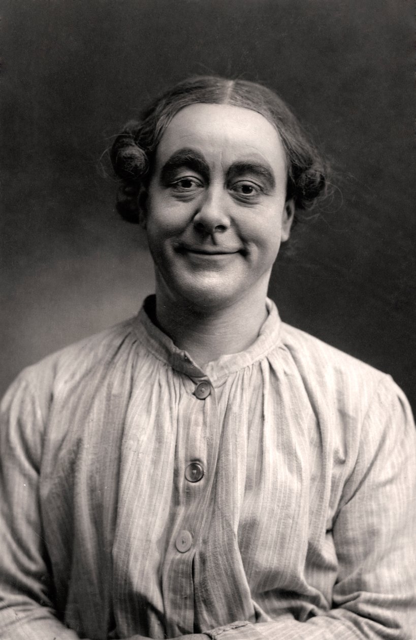 George Robey 1869-1954, artista de music hall de Rotary Photo
