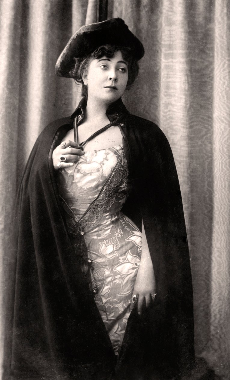 Olga Nethersole c. 1863-1951, actriz y productora teatral inglesa, principios del siglo XX de Rotary Photo