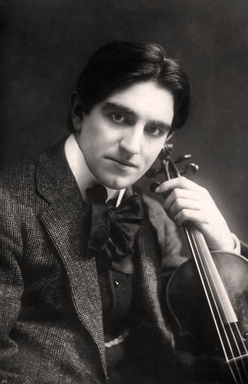 Rohan Clensy, violinista irlandés, 1907 de Rotary Photo