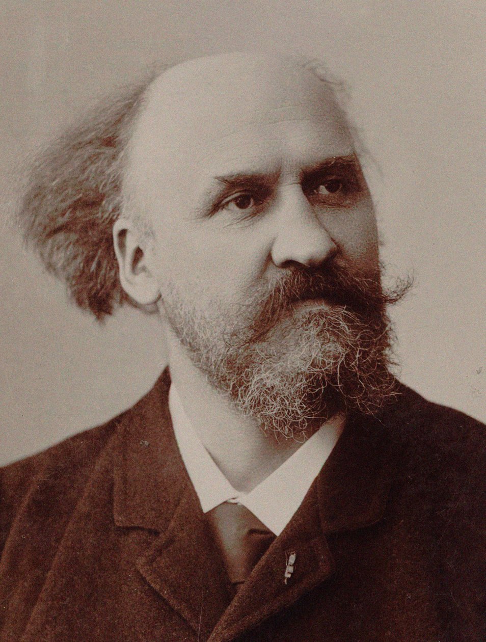 Retrato del Compositor Charles Lenepveu 1840-1910, 1891 de Rouen . Photo studio J. Fontaine