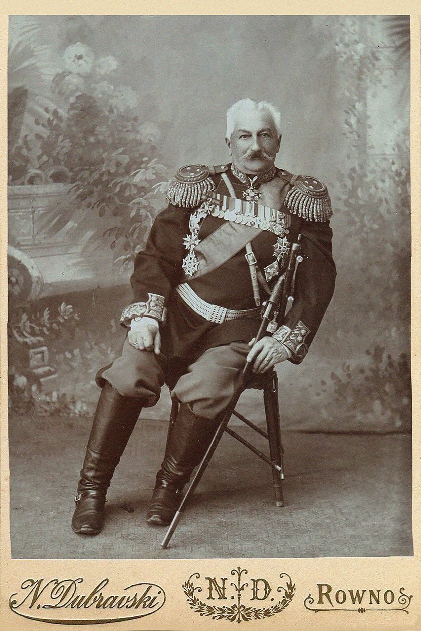 General Konstantin Pavlovich Prezhbyano 1840-1905, 1888 de Rowno . Photo studio N. Dubravski