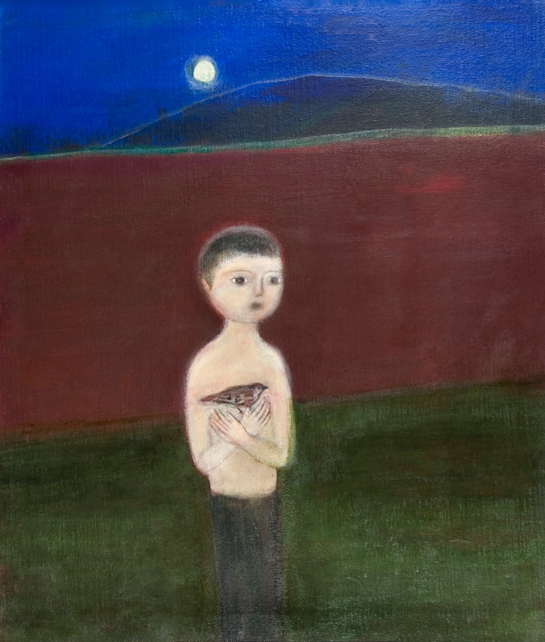 Niño y gorrión, 2011 de Roya Salari