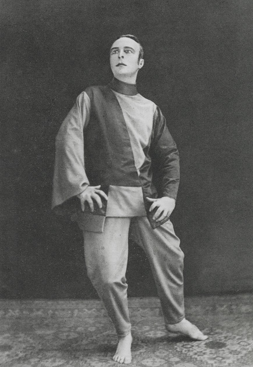 Rudolf von Laban, bailarín austriaco (foto b/n) de Ruben Sobol