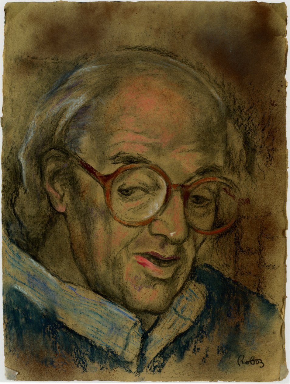 Retrato de Sir John Mortimer de Rudolf Eichstaedt
