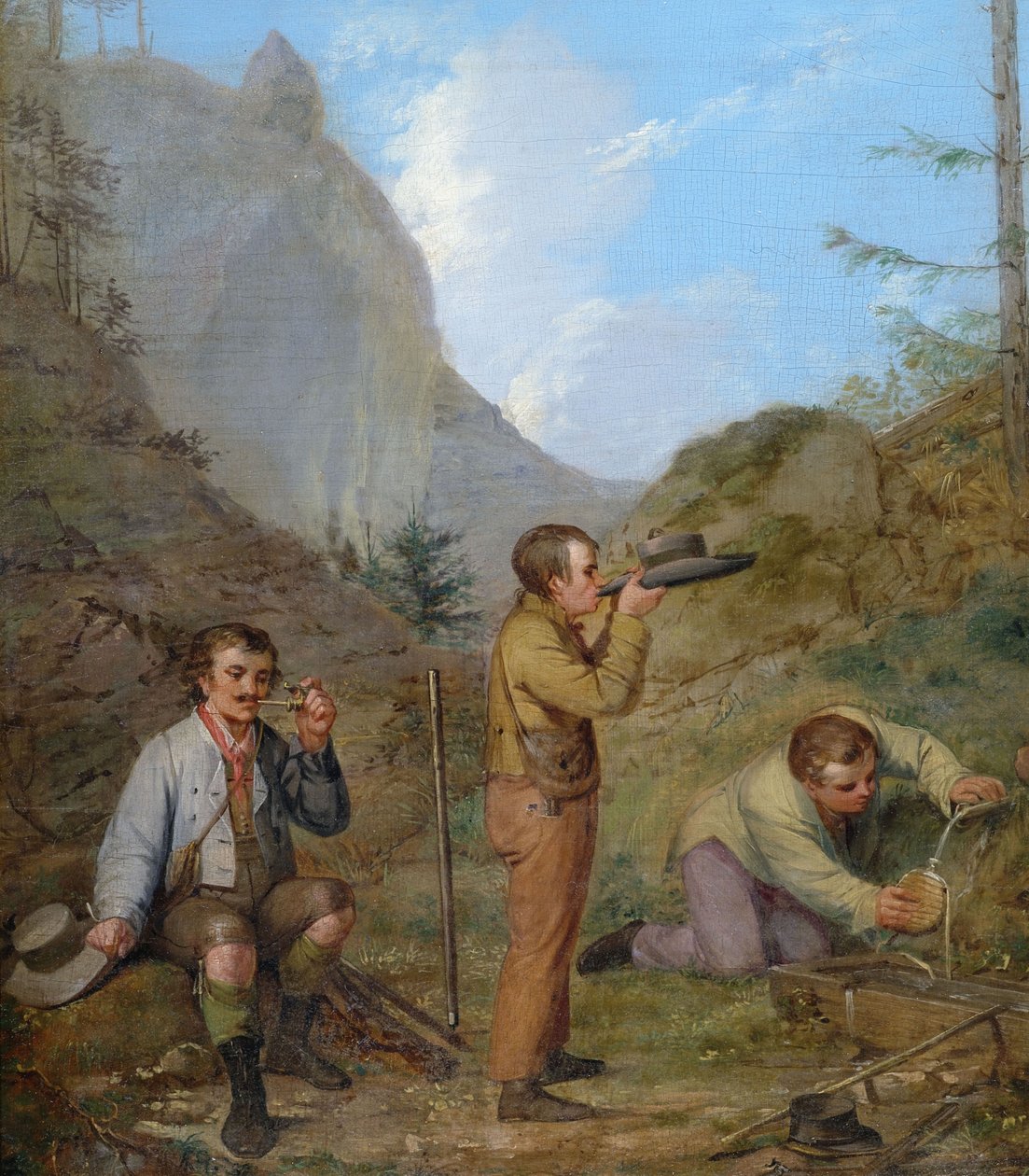 Herren Purgstall en el descanso de Rudolf Swoboda der Ältere