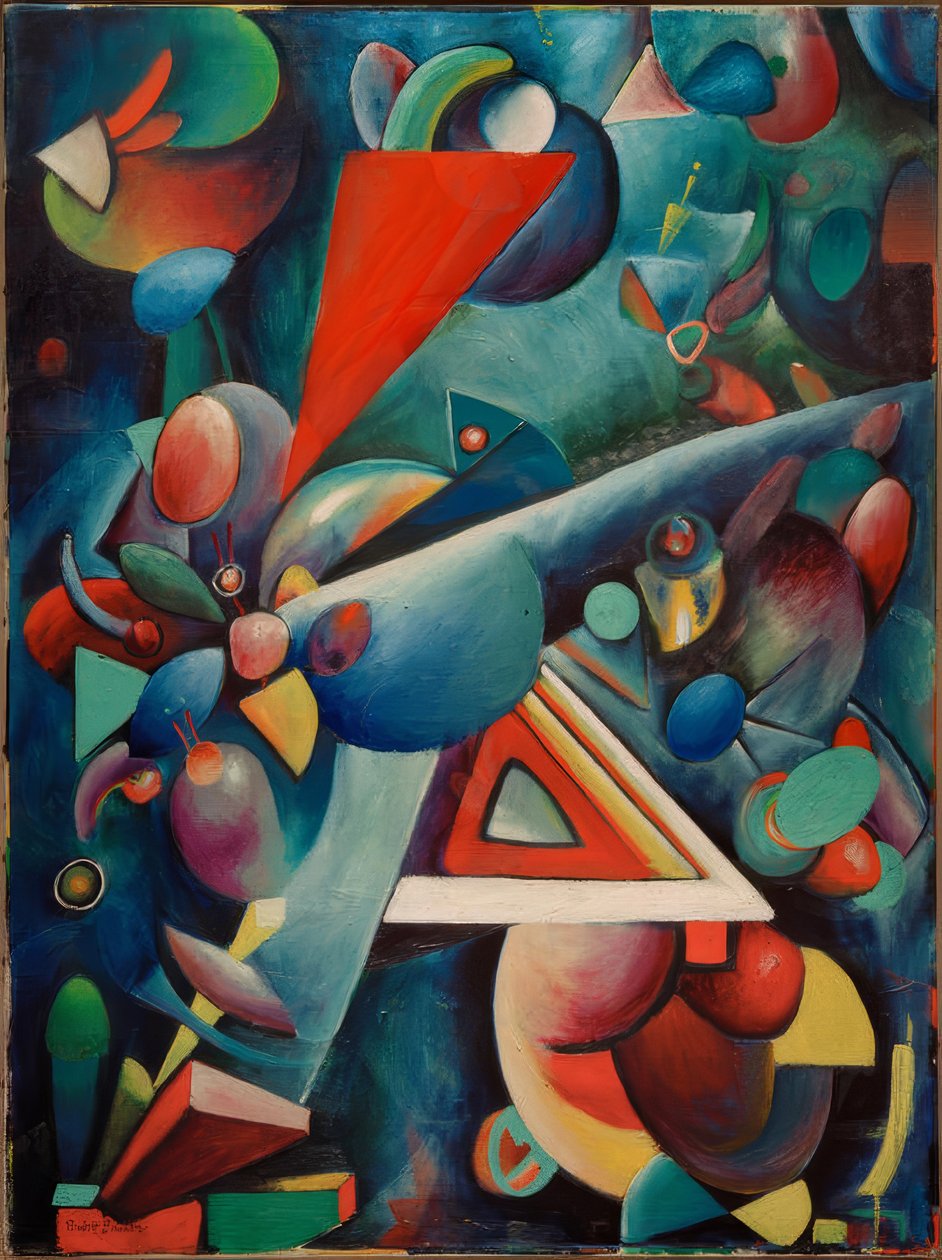 Composición XIV de Rudolf Bauer