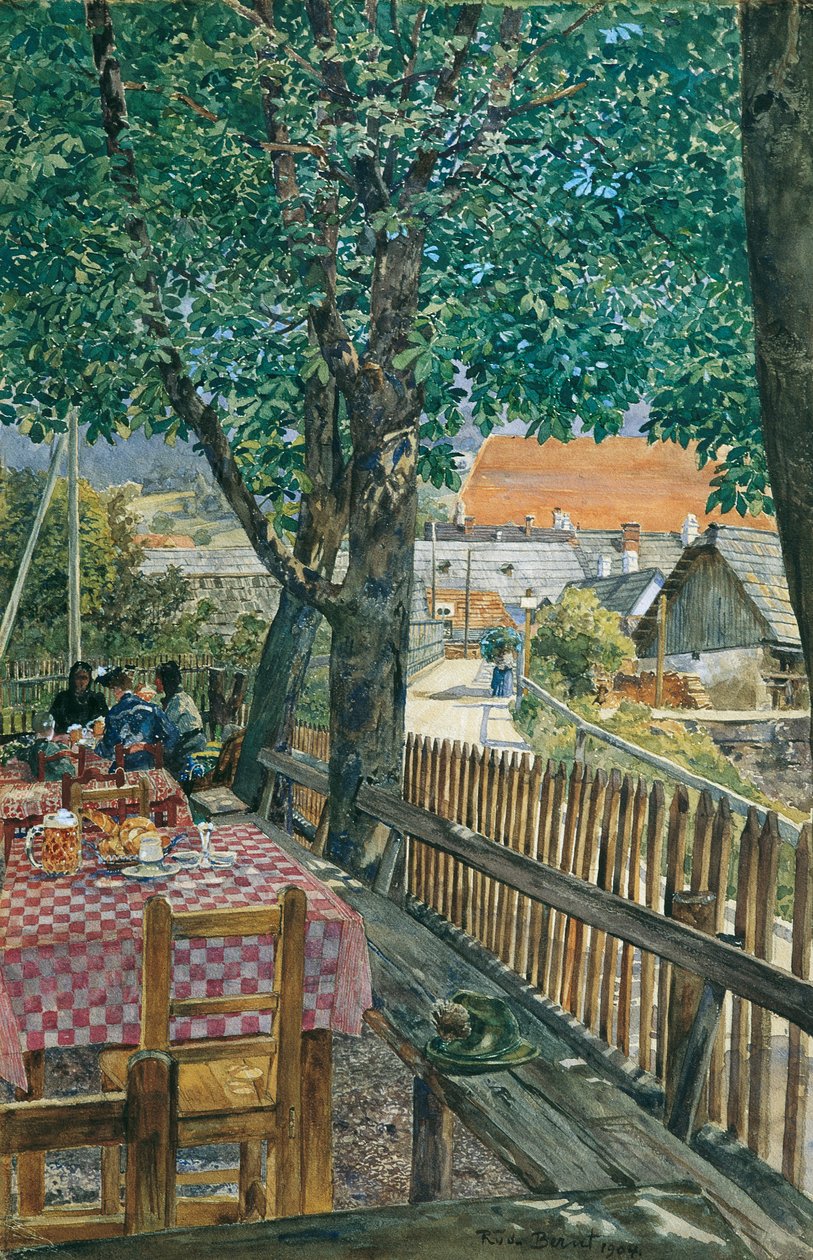 jardín de la taberna de Rudolf Bernt