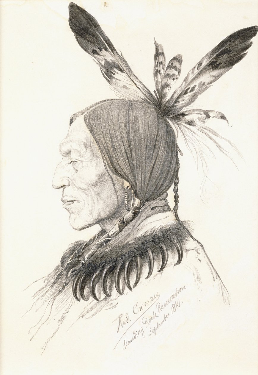 Heu-Topa, Cuatro Cuernos o Jagoo, El narrador, Jefe de los Hunkpapa Sioux de Rudolf Cronau