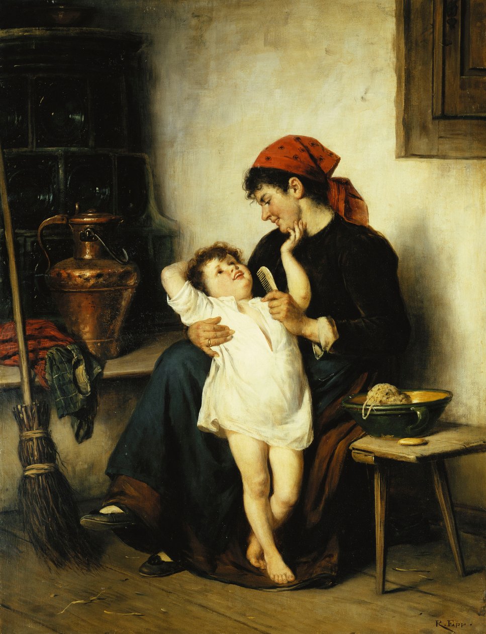 Hora del baño de Rudolf Epp