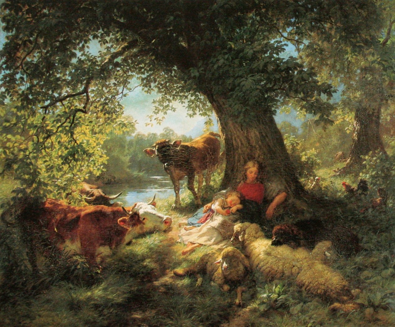 Descanso de mediodía de Rudolf Koller