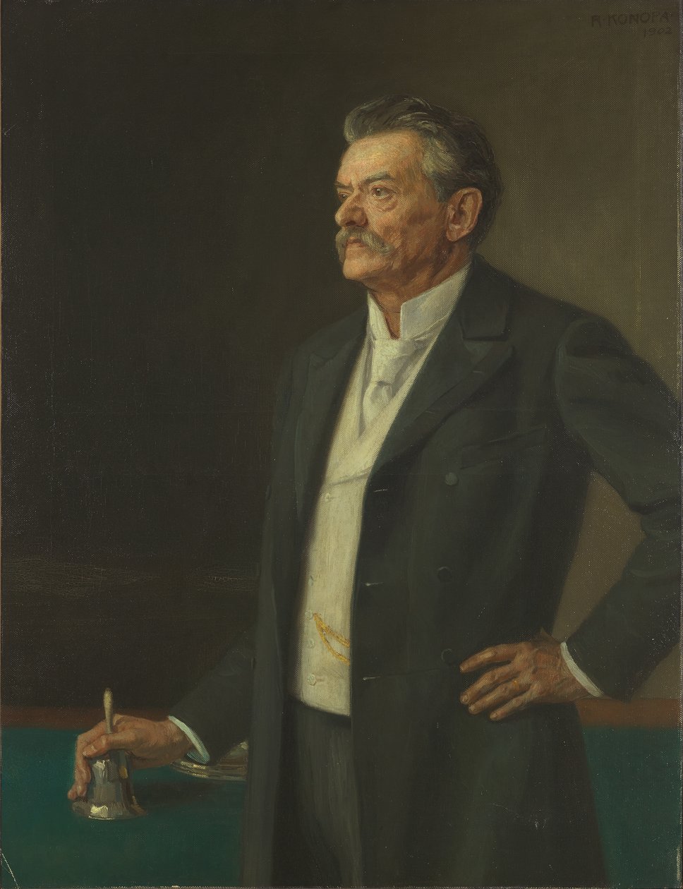 El presidente del Reichstag, Dr. Teodoro Kathrein de Rudolf Konopa